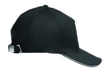 Logotrade promotional product image of: 5 panel LED cotton cap 220gr/m²